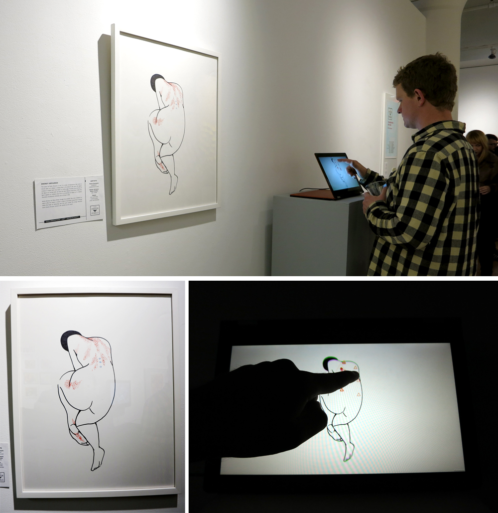 "Energy Explored" Traditional Artist: Rosie Ranauro, New Media Artists: Aaron Artessa & Elena Ainley
